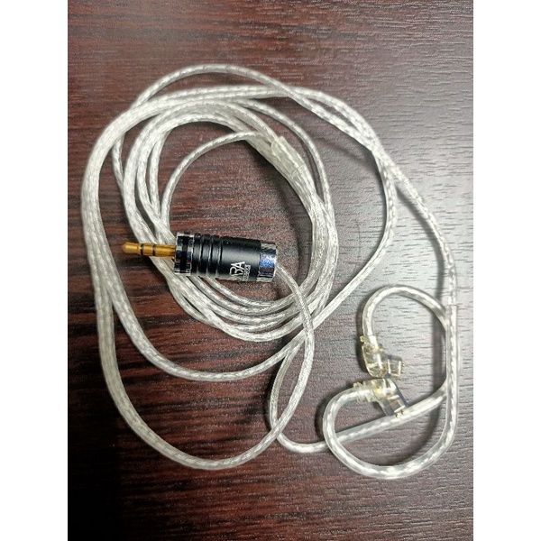 莫比烏斯 CM 0.75MM 單晶銅鍍銀 耳機線 耳道式 耳機 升級線