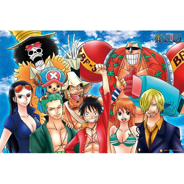 1000-193 絕版1000片日本正版拼圖 One piece 海賊王 航海王 魯夫草帽海賊團 羅賓 娜美 喬巴 索隆