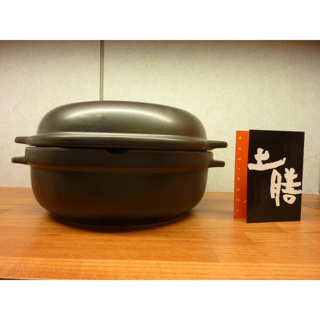 【HP瓷器】現貨 日本製 砂鍋-日本原裝進口黑釉 多功能料理鍋 砂鍋八號(1.7L)