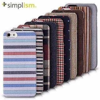 ☆YoYo 3C☆日本 Simplism iPhone5 /5S 布面保護殼組 手機殼 手機套