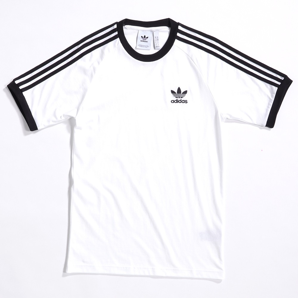 Adidas Originals 三葉草男用棉質短袖T恤 CW1203-白