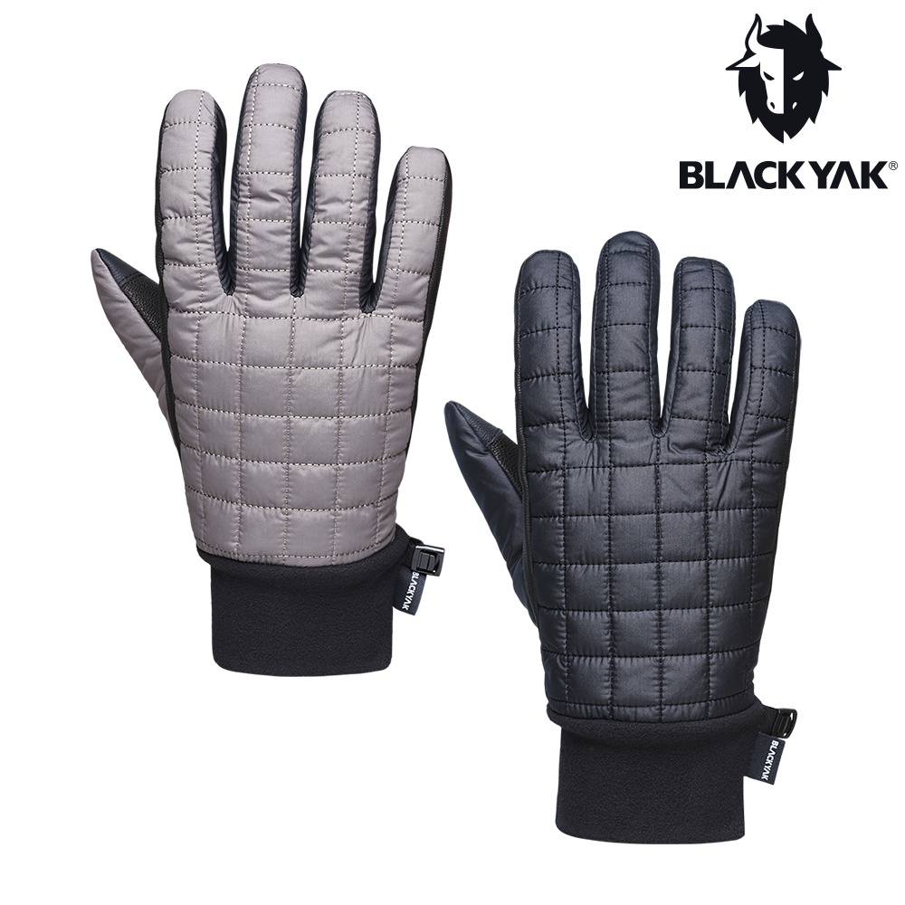 【BLACKYAK】YAK保暖手套 (淺卡其/黑色)-秋冬 可觸控手機 保暖手套 中性款 |BYAB2NAN09