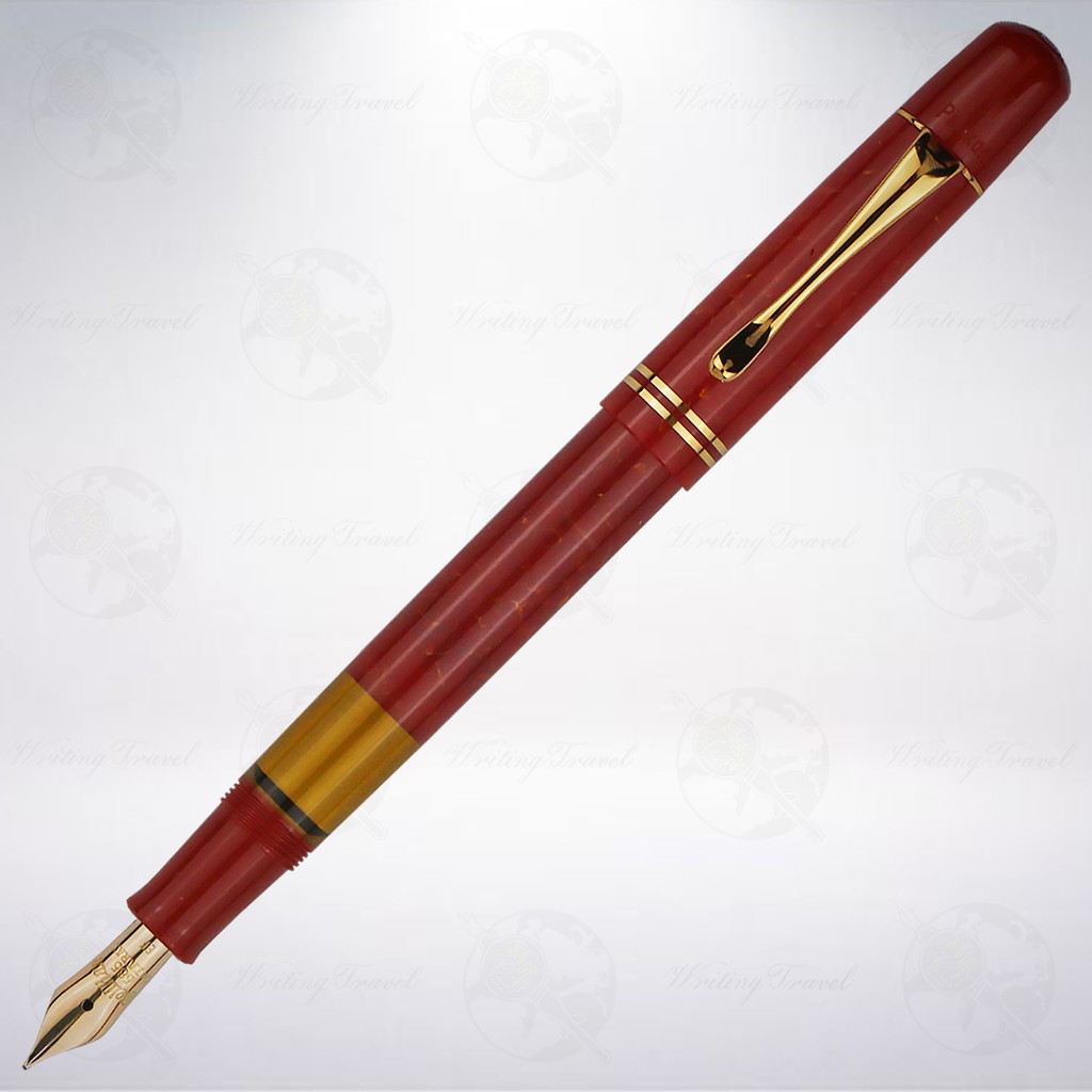 德國 百利金 Pelikan M101N 14K 復刻版鋼筆: 亮紅/Bright Red