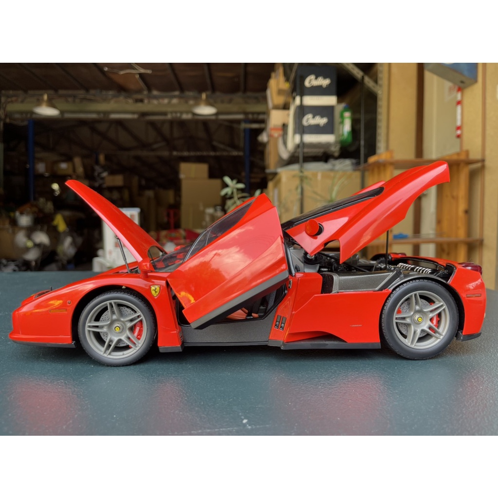 NO.16 KYOSHO 1/12 Ferrari ENZO 紅色 恩佐法拉利 全金屬可開高CP值模型車