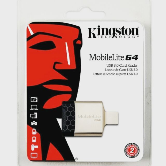 Kingston 金士頓 MobileLite G4 USB3.0 高速讀卡機 (FCR-MLG4)