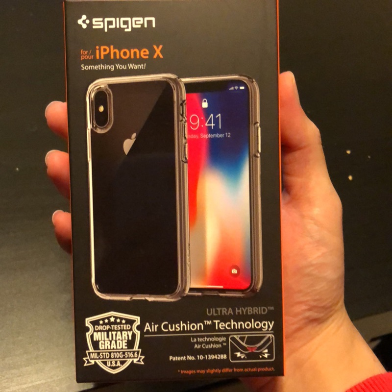 SPIGEN 軍規防撞 SGP iPhone X Ultra Hybrid 透明背蓋保護殼 iPhoneX