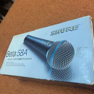 Shure 58A~樂團出清，大廠專業收音麥克風，原廠盒裝