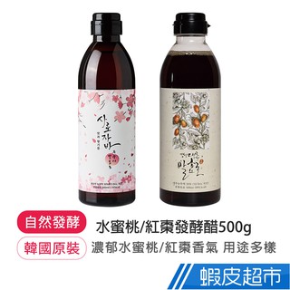 韓味不二 韓國水蜜桃/紅棗發酵醋500ml/罐 口味任選 廠商直送