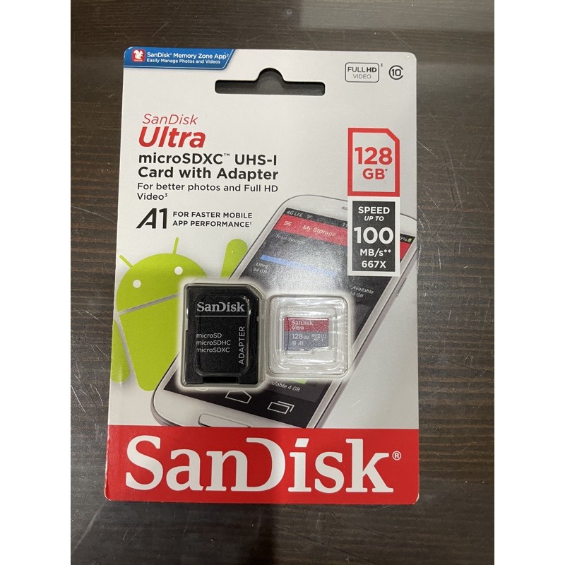 SanDisk Ultra microSDXC UHS-I(A1)128GB 128G記憶卡 小卡120MB/s