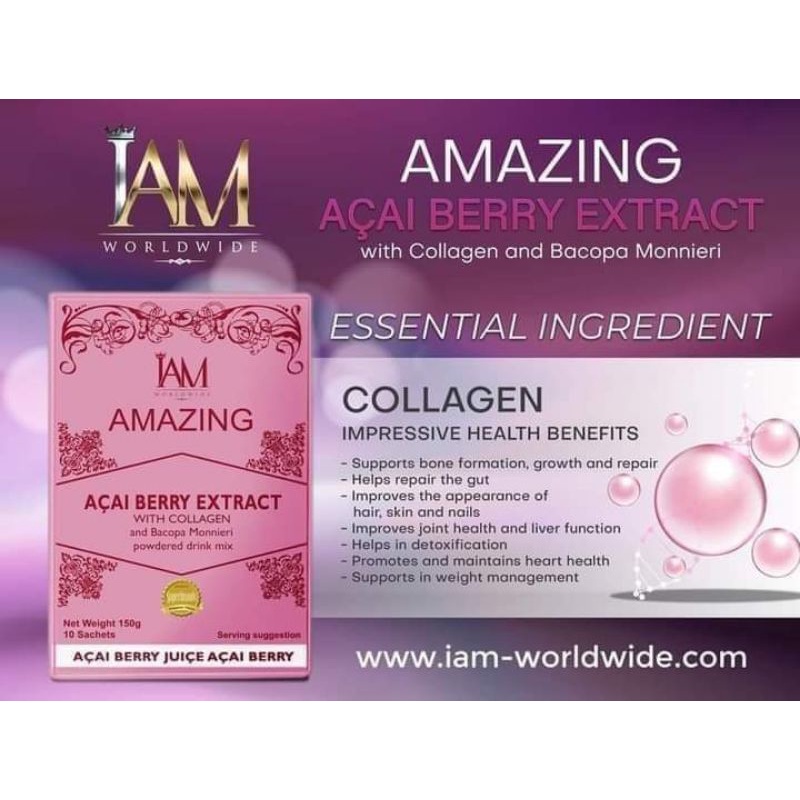 ACAI BERRY EXTRACT FROM I AM WORLDWIDE