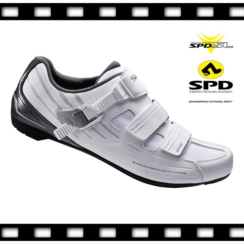 暢銷熱賣 原廠Shimano SH-RP3 RP3 寬版 公路車鞋 卡鞋 白色