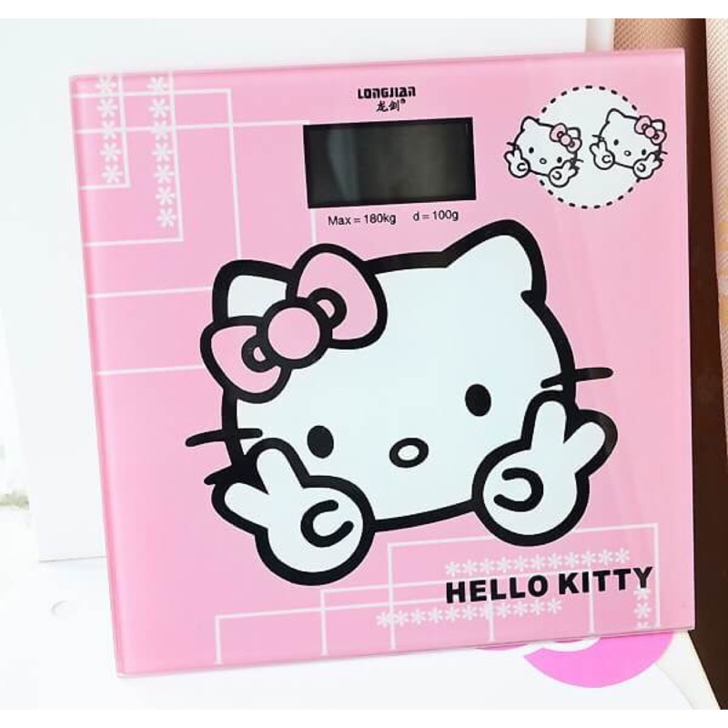 Hello kitty 粉紅體重計