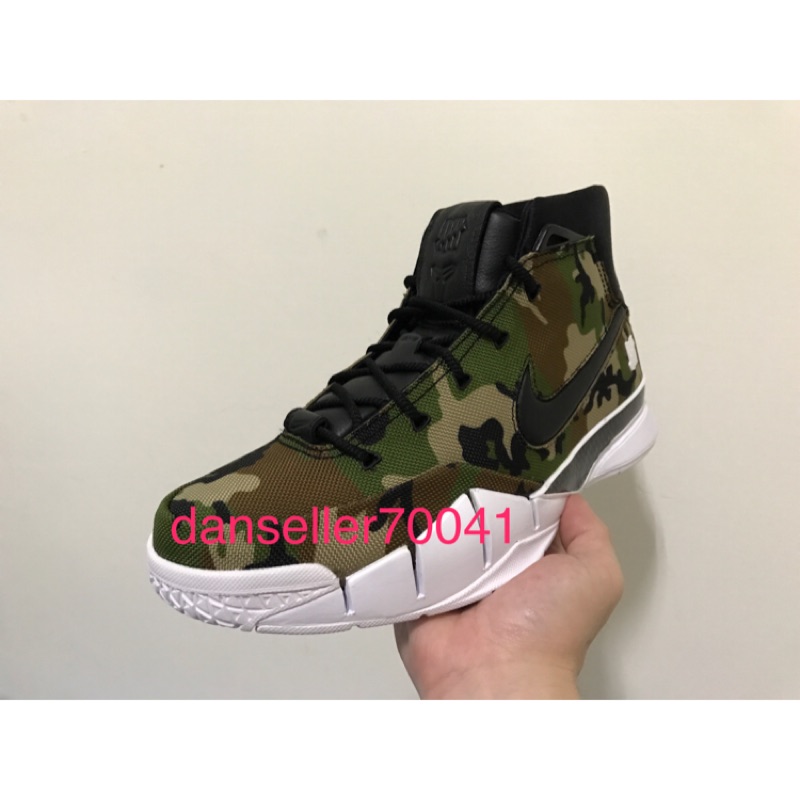 Nike Zoom Kobe 1 protro x Undefeated Camo迷彩 Kobe UND