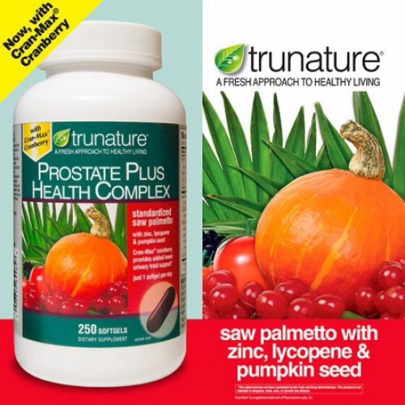 Trunature Prostate Plus Health Complex 鋸棕櫚+鋅 男性綜合保健食品