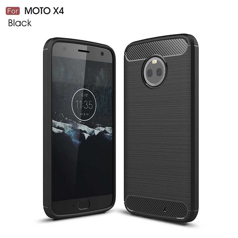 MOTOROLA 時尚防震軟矽膠 5.2 英寸適用於摩托羅拉 Moto X4 外殼適用於摩托羅拉 Moto X4 手機殼