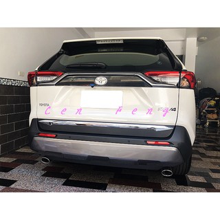 涔峰ＣＦ☆(電鍍)TOYOTA 19年 RAV4 5代 行李箱下飾條 後箱飾條 尾門下飾條 尾門飾板 後飾條 尾門飾條