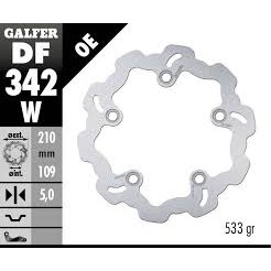 Galfer DF342W BURGMAN AN250 AN400 碟盤