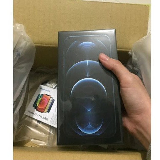 Apple iPhone12 Pro 256GB 現貨 只有1隻 全新未拆 台灣公司貨 附購買證明 太平洋藍 限新莊面交