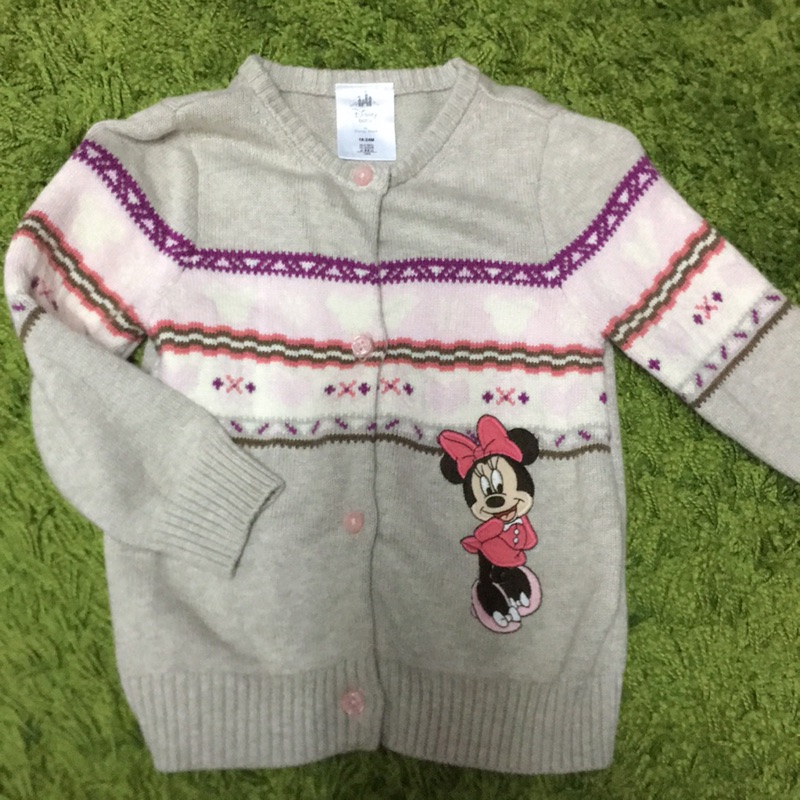 Disney baby米妮針織外套18-24m