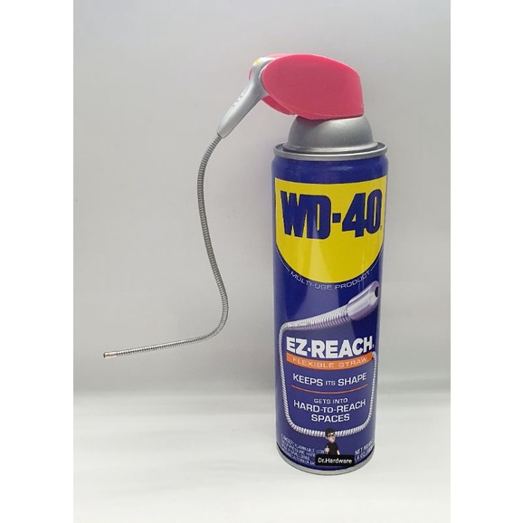 【Dr. Hardware】WD-40  EZ-REACH 專利兩用彎頭設計防鏽 除鏽 潤滑油 增量408ml