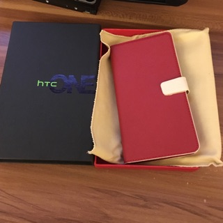 降售出清《超美型真皮皮套》NEW HTC ONE 真皮折疊式側掀皮套