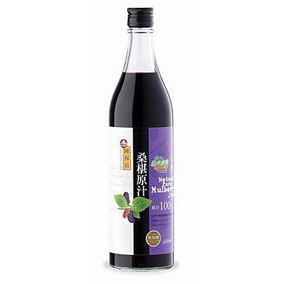 陳稼莊 天然桑椹汁 原汁(無加糖) (600cc)超商限2罐