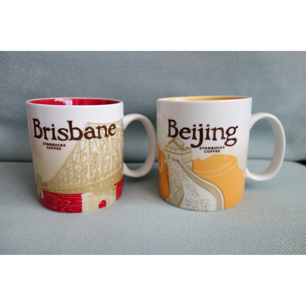 Starbucks 星巴克 北京 澳洲布里斯本 城市杯 馬克杯