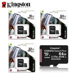 金士頓 kingston canvas select plus microsd c10 a1 100mb/s 新版記憶卡