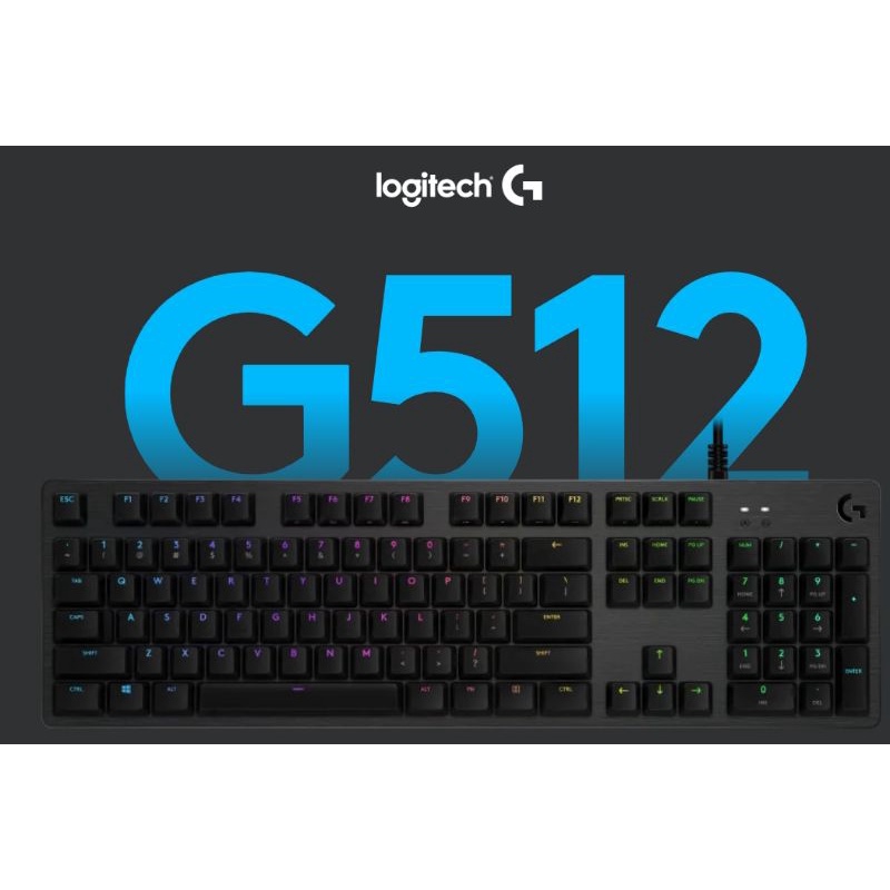 羅技 G512 機械式鍵盤 青軸