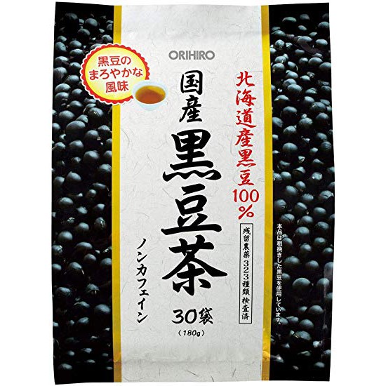 日本 ORIHIRO 北海道國產黑豆茶 180g (30入)