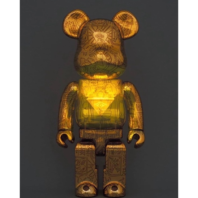 全新現貨未拆正品 BE@RBRICK BEARBRICK 400% 庫柏力克熊 遊戲王 高橋和希 發光