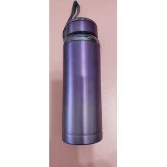 全新 VACUUM CUP 保溫 保冷 紫色 吊帶真空保溫瓶