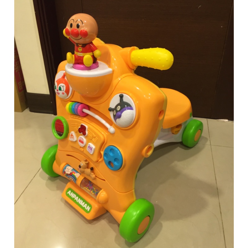 日本麵包超人 Anpanman 3階段多功能學步車 /手推車 /遊戲車/嚕嚕車/滑行車/滑步車/玩具