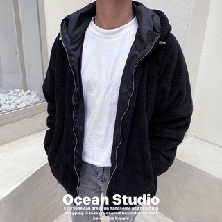 Ocean Studio | 韓國🇰🇷 MRCYC雙面穿 毛毛外套 羽絨 加厚 絨毛 外套