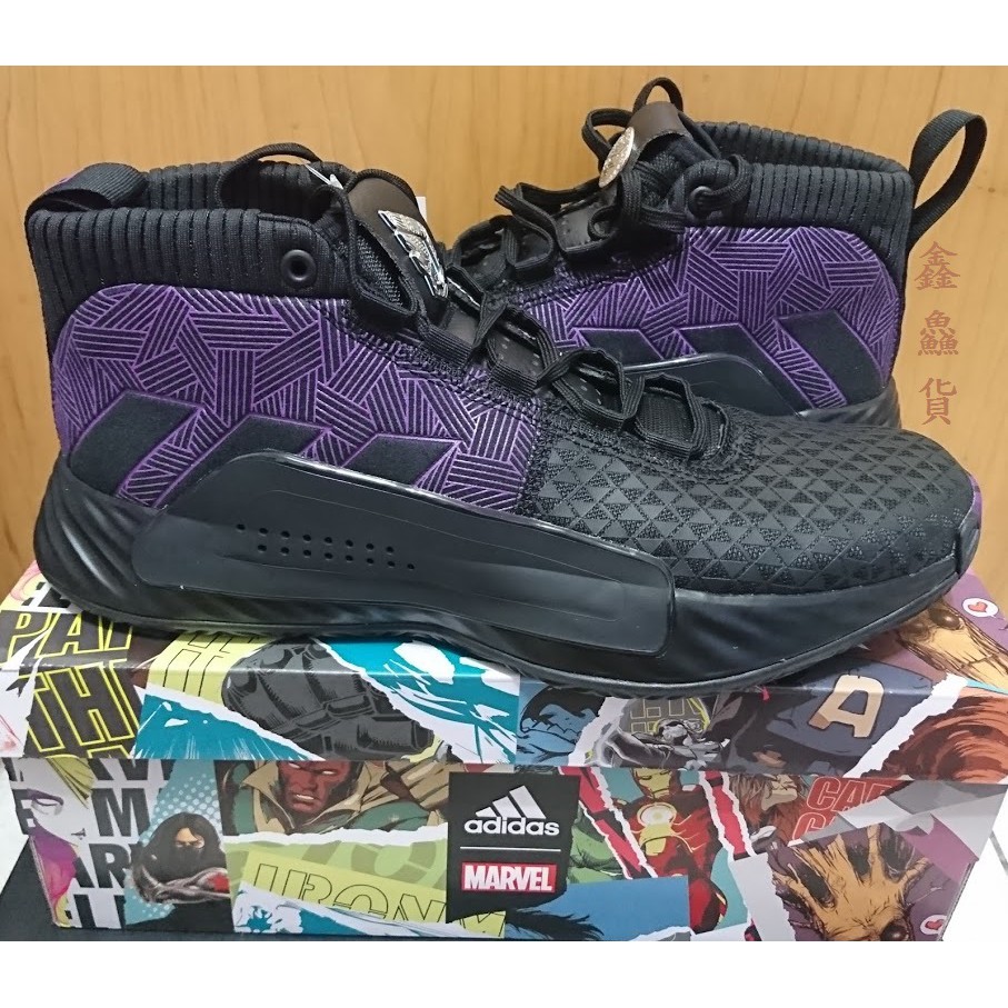 暫售 漫威 Marvel x Adidas DAME 5 Black Panther 黑豹 籃球鞋 EF2523