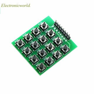 1pcs 8pin 4 * 4 4x4 Matrix 16 鍵盤麵包板模組 16 按鈕 Mcu, 用於 arduino