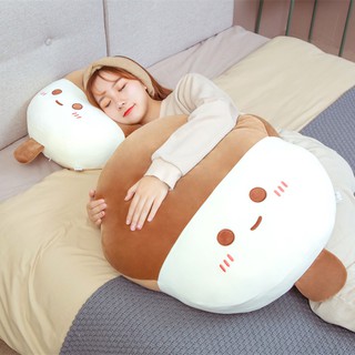 FAT CAT 日韓系精品☆可愛雪糕抱枕雪人冰淇淋絨毛玩具床頭大靠墊鑰匙扣包包掛件兒童玩偶生日交換禮物☆批價$99元