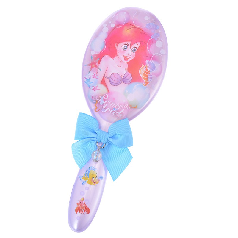 【彩購屋】現貨 日本迪士尼商店 Disney 迪士尼 小美人魚 Ariel 愛麗兒 梳子 圓梳 氣墊梳 按摩梳