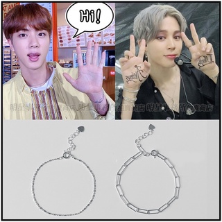 ❌免運❌ 樸智旻同款正韓手鍊 ASMAMA 防彈少年團 BTS Jimin Jin 智旻 碩珍 同款混搭韓國純銀手鍊手鏈