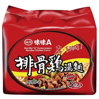 味味A排骨雞麵(袋)[箱購] 90g30入【家樂福】