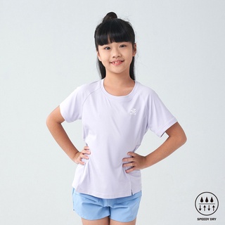 【BATIS 巴帝斯】MIT環保紗乾爽修身短袖上衣 - 女童 - 兩色-2022SS