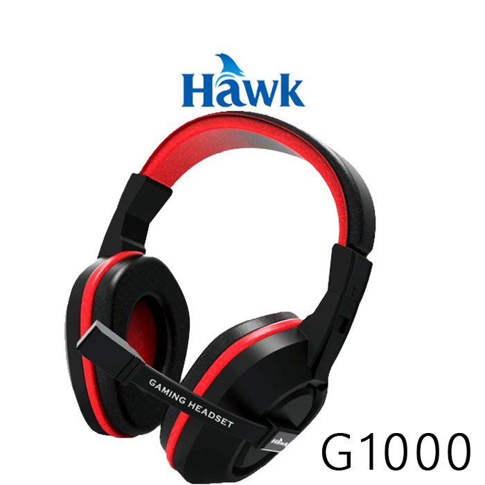 【Hawk浩客】頭戴電競耳機麥克風 G1000 耳機麥克風 耳機 耳麥 有線耳機