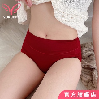 YURUBRA 極親絲包臀中腰內褲 L-Q 親膚 包臀 不擠肉 台灣製 K097
