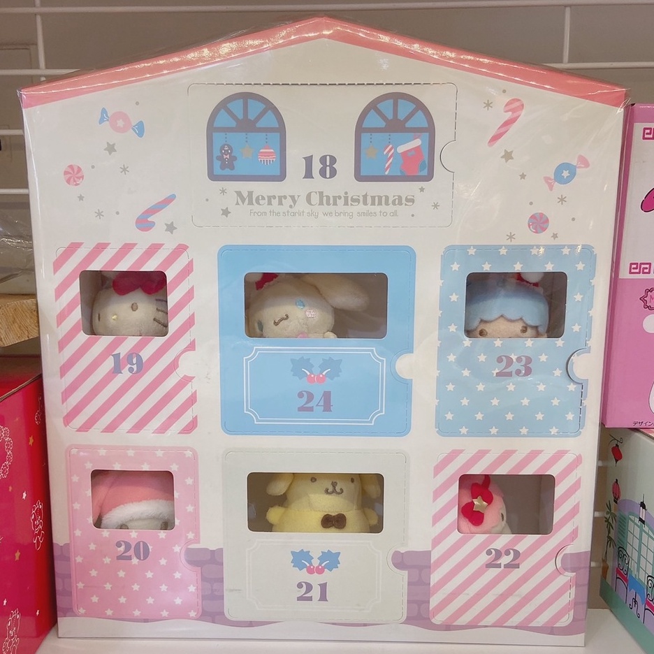 跳樓拚ㄌ賠錢賣日本限定販售 聖誕節限定 指套娃娃 禮盒 Kitty KT 美樂蒂 雙子星 大耳狗 布丁狗 禮物