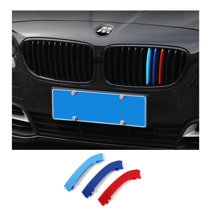 BMW 2AT 2GT 中網三色卡扣 水箱罩三色裝飾條  F45 F46