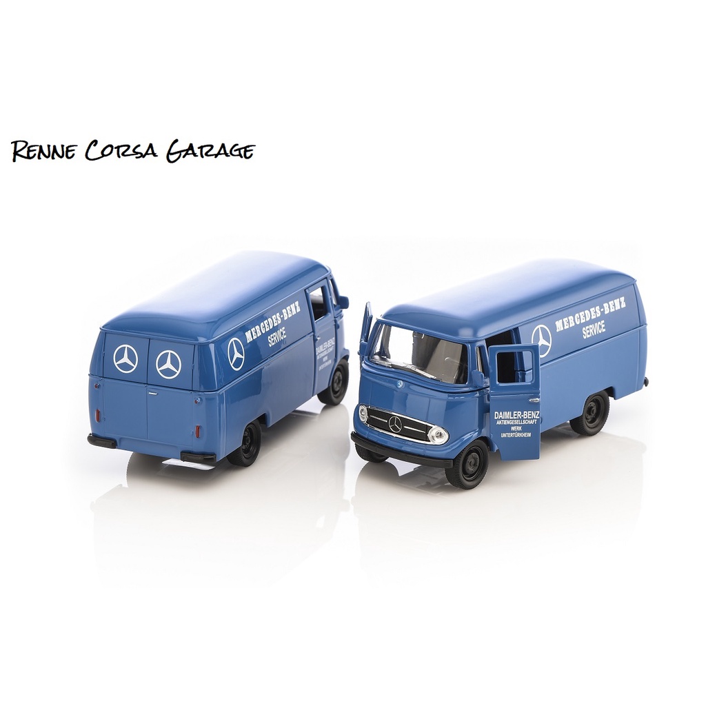 【Renne Corsa Garage】正賓士原廠 L319廂型貨車迴力模型玩具 1/38
