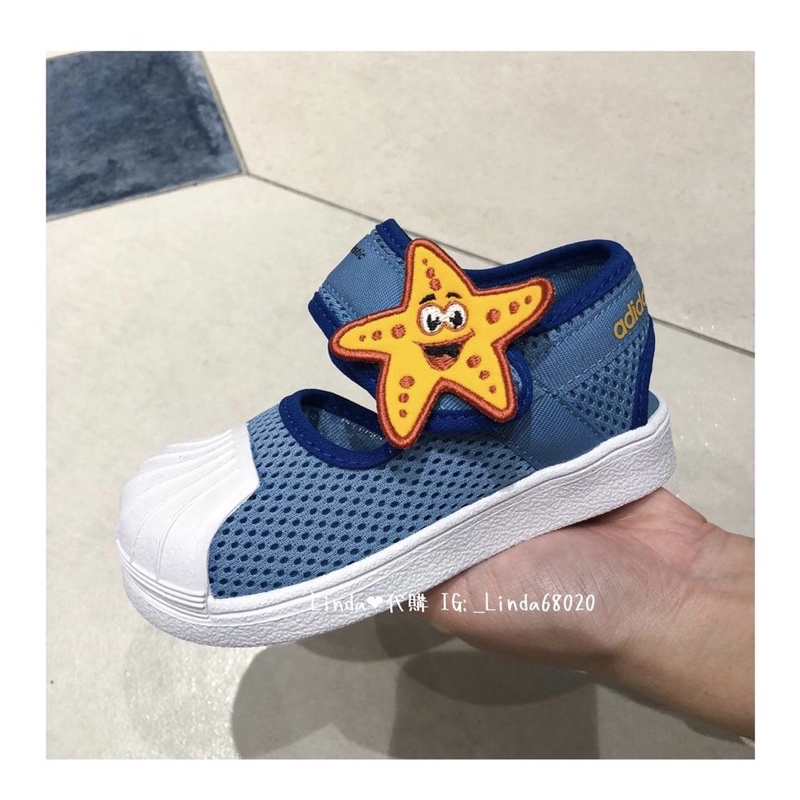 Linda❤️代購 Adidas Superstar 360 涼鞋 海星 星星 卡通 童鞋 男女童 FX4934