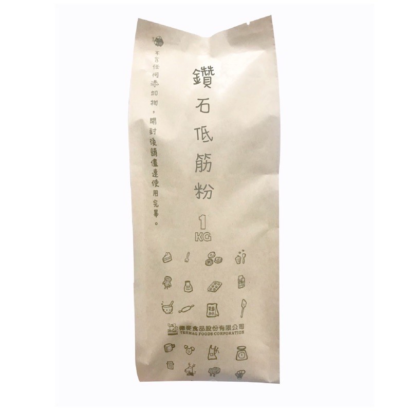 ㊝ ▛亞芯烘焙材料▟ 日本製粉 鑽石低筋麵粉 鑽石低筋粉 廠商原包裝 1kg