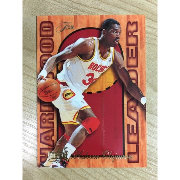 flair 95-96 HAKEEM OLAJUWON 特卡 nba 球員卡 火箭