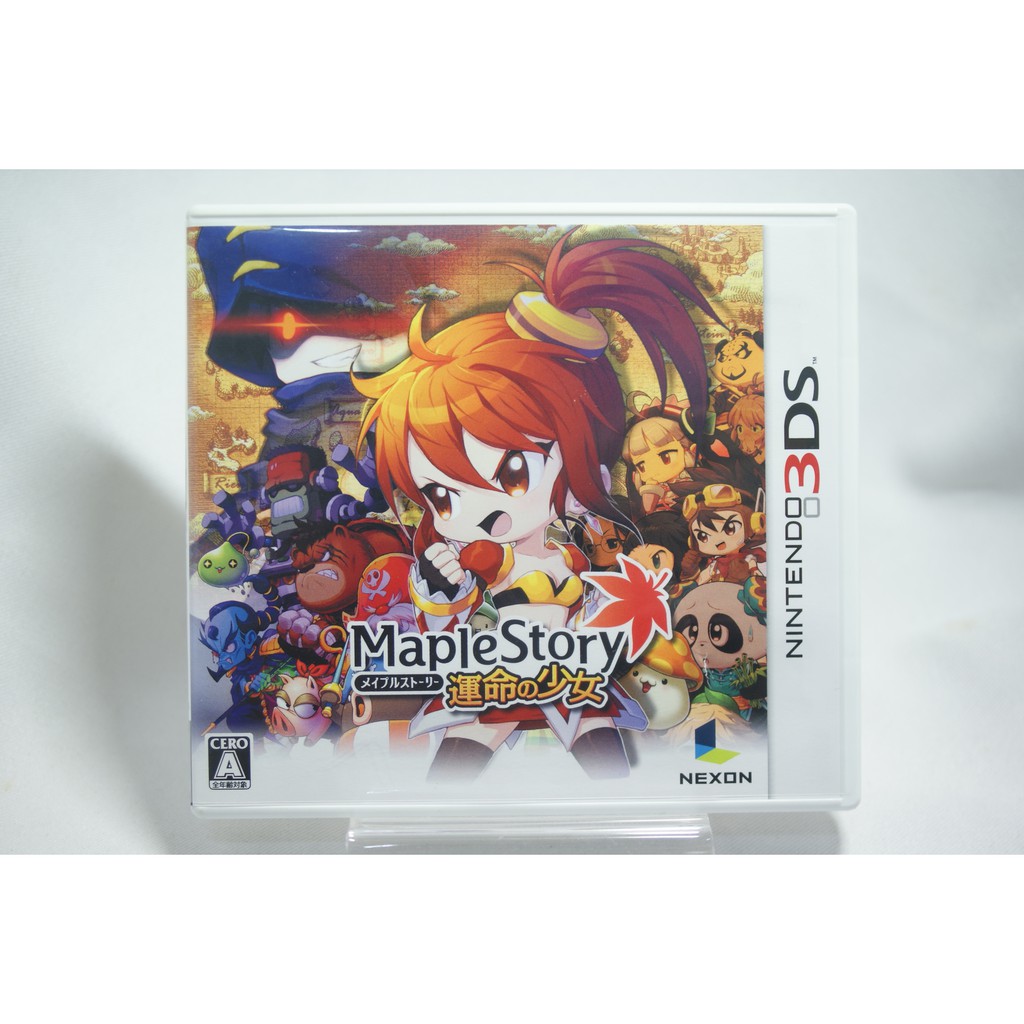 [耀西]二手 純日版 任天堂 3DS N3DS 楓之谷：命運的少女 含稅附發票